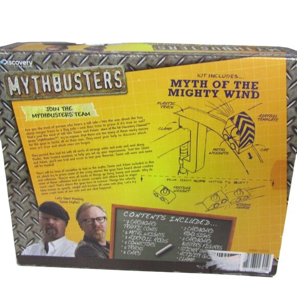 MYTHBUSTERS RARE NIB Crashes & Crack-Ups Toolbox HTF Tests Kit - Picture 3 of 6